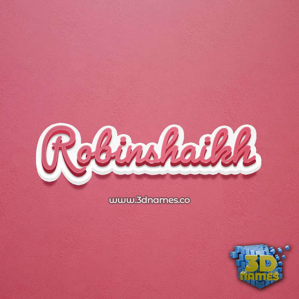 robinshaikh in Red Scribble style - 3D name wallpaper robinshaikh in Red Scribble style - 3D name wallpaper