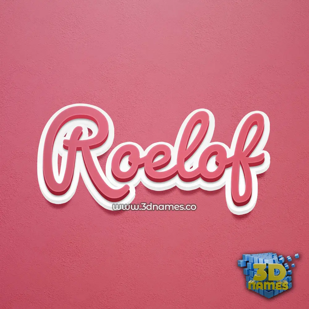 roelof in Red Scribble style - 3D name wallpaper roelof in Red Scribble style - 3D name wallpaper