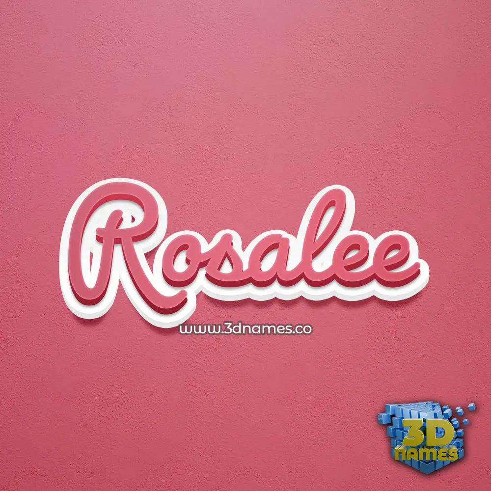 rosalee in Red Scribble style - 3D name wallpaper rosalee in Red Scribble style - 3D name wallpaper