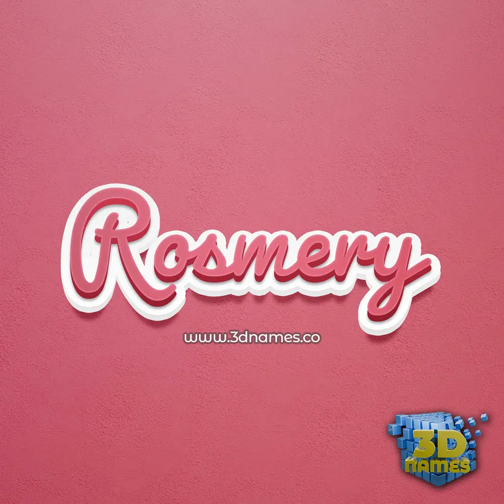 rosmery in Red Scribble style - 3D name wallpaper rosmery in Red Scribble style - 3D name wallpaper