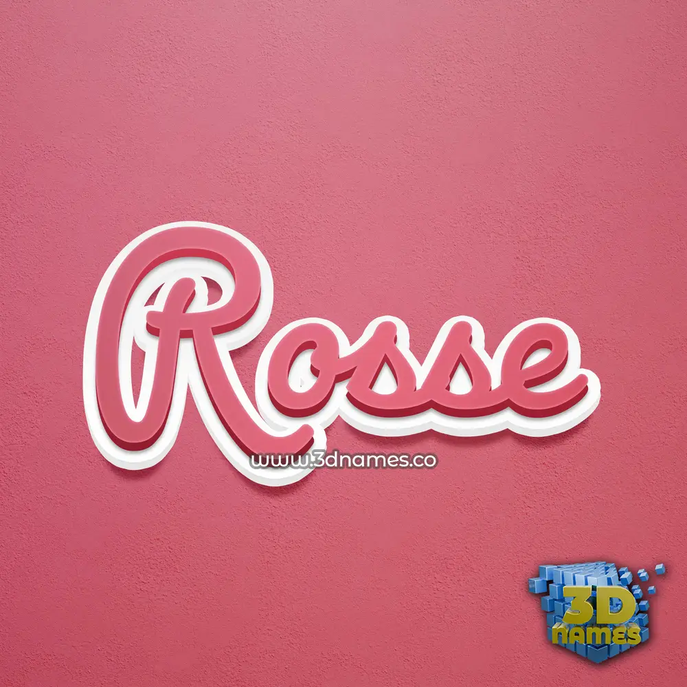 rosse in Red Scribble style - 3D name wallpaper rosse in Red Scribble style - 3D name wallpaper