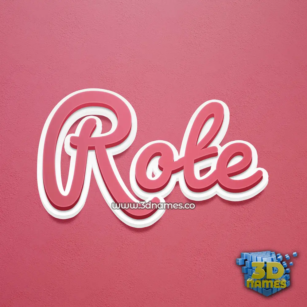 rote in Red Scribble style - 3D name wallpaper rote in Red Scribble style - 3D name wallpaper