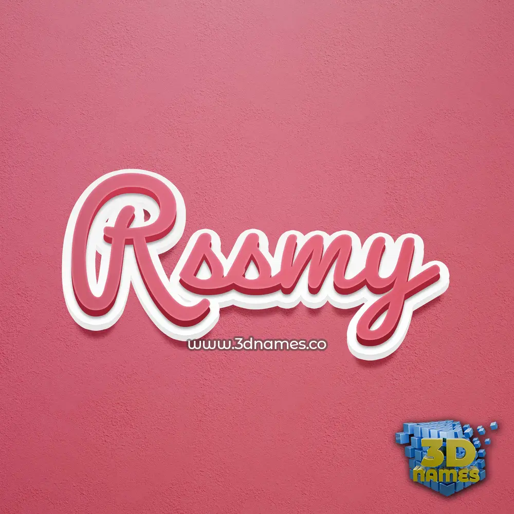 rssmy in Red Scribble style - 3D name wallpaper rssmy in Red Scribble style - 3D name wallpaper