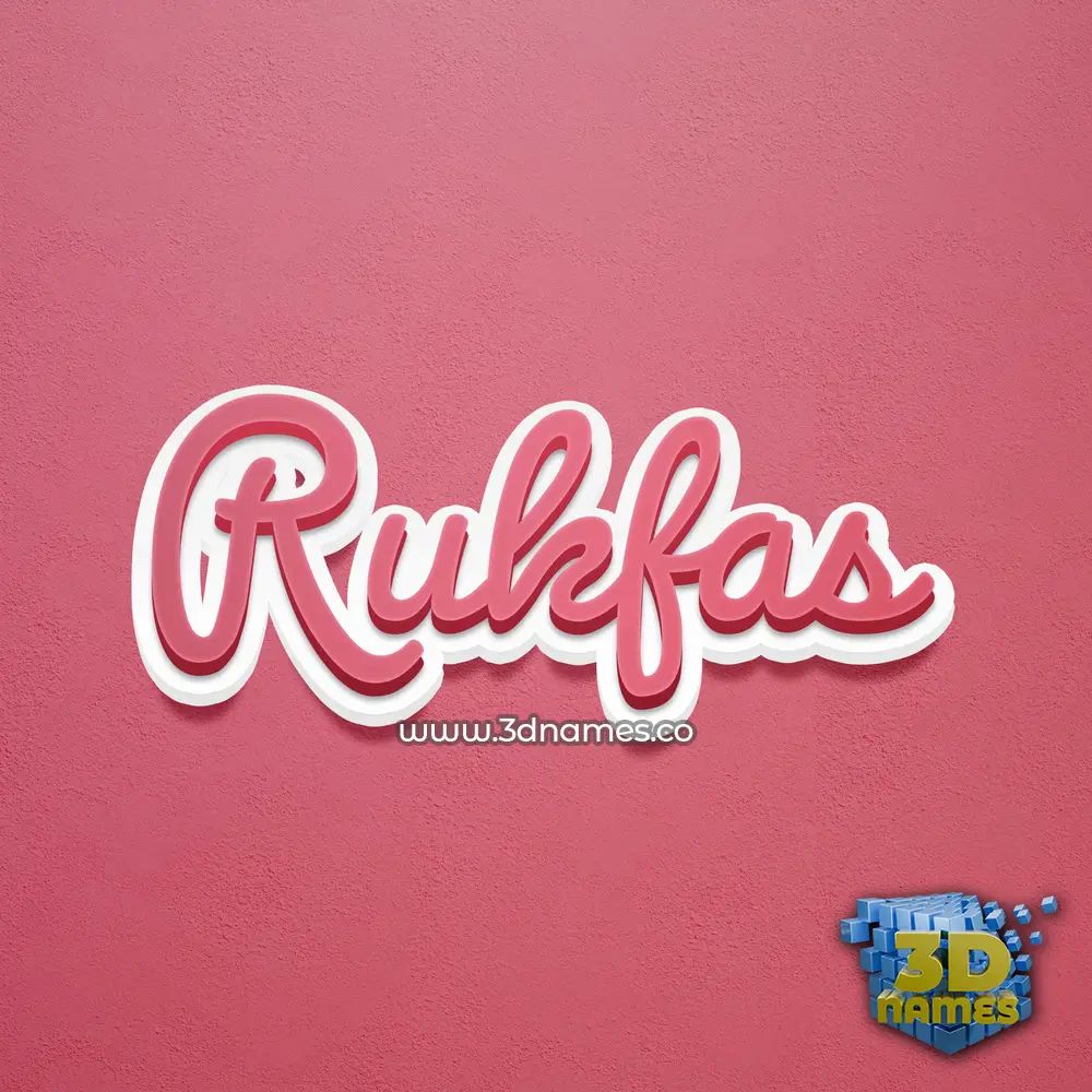 rukfas in Red Scribble style - 3D name wallpaper rukfas in Red Scribble style - 3D name wallpaper