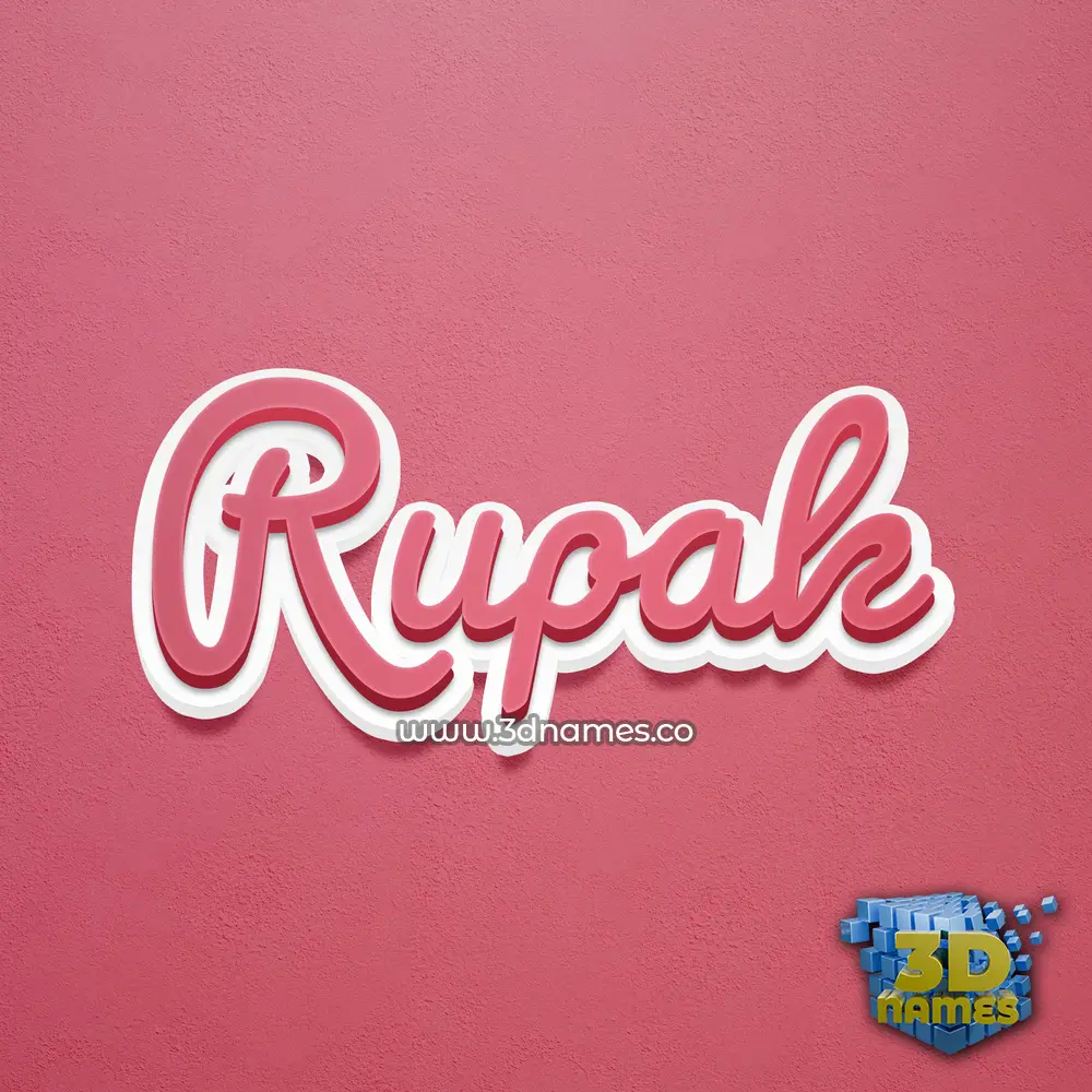 rupak in Red Scribble style - 3D name wallpaper rupak in Red Scribble style - 3D name wallpaper