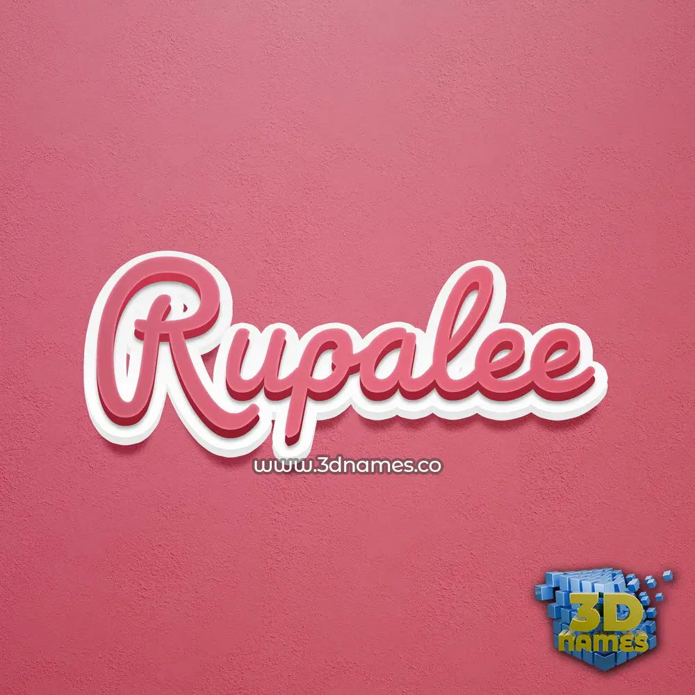 rupalee in Red Scribble style - 3D name wallpaper rupalee in Red Scribble style - 3D name wallpaper
