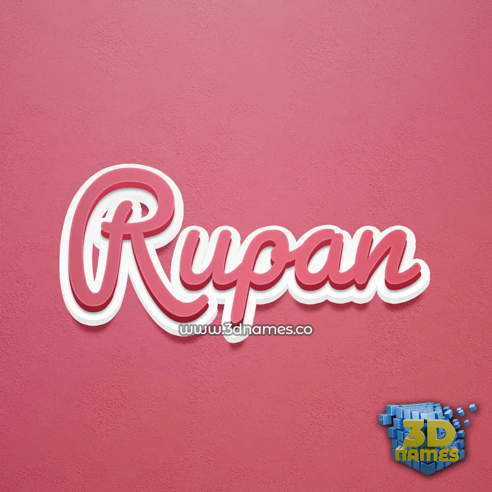 rupan in Red Scribble style - 3D name wallpaper rupan in Red Scribble style - 3D name wallpaper