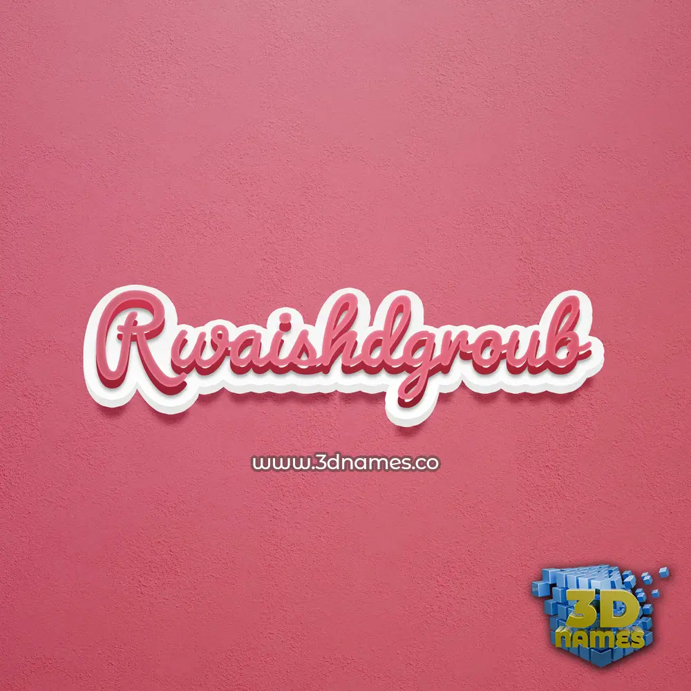 rwaishdgroub in Red Scribble style - 3D name wallpaper rwaishdgroub in Red Scribble style - 3D name wallpaper