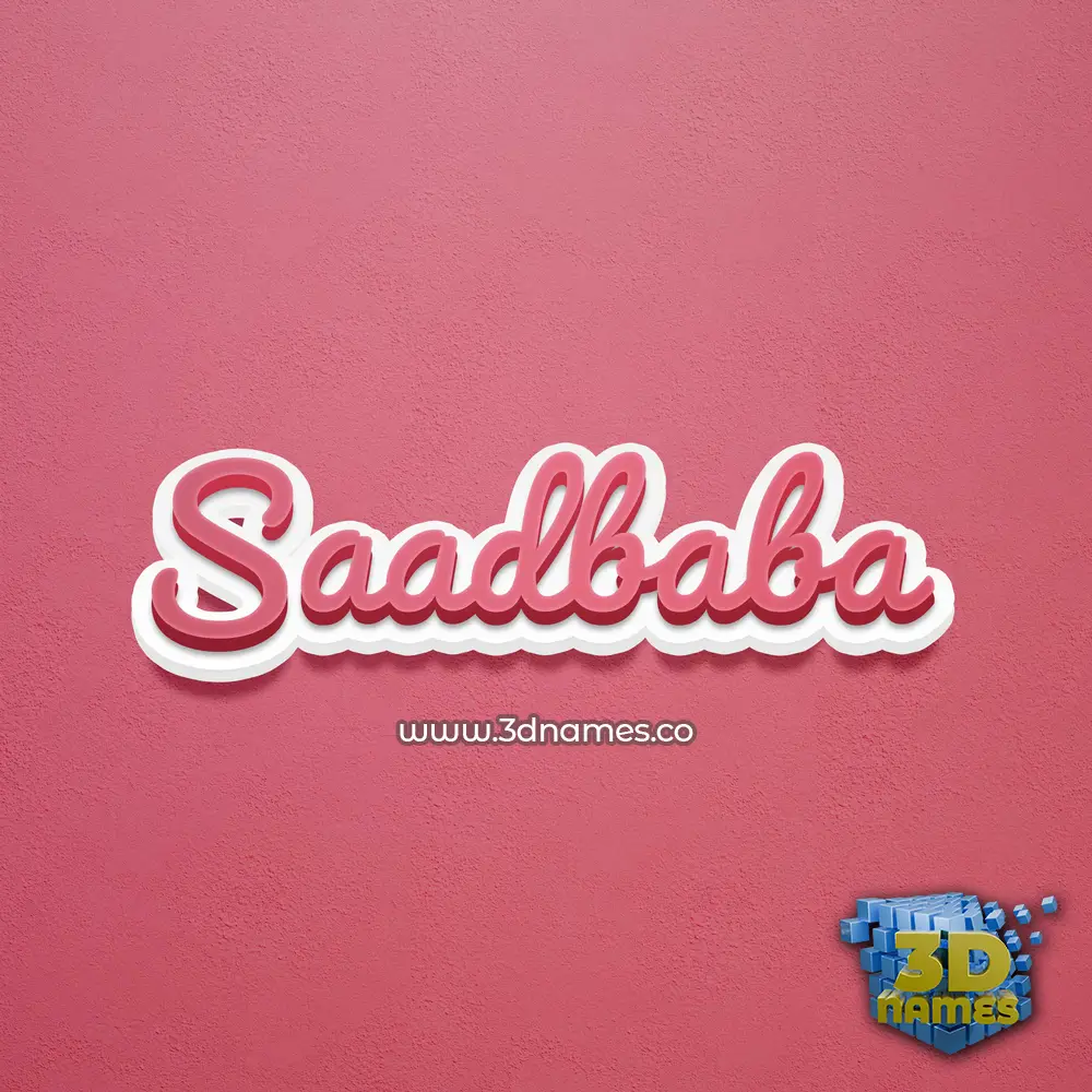 saadbaba in Red Scribble style - 3D name wallpaper saadbaba in Red Scribble style - 3D name wallpaper