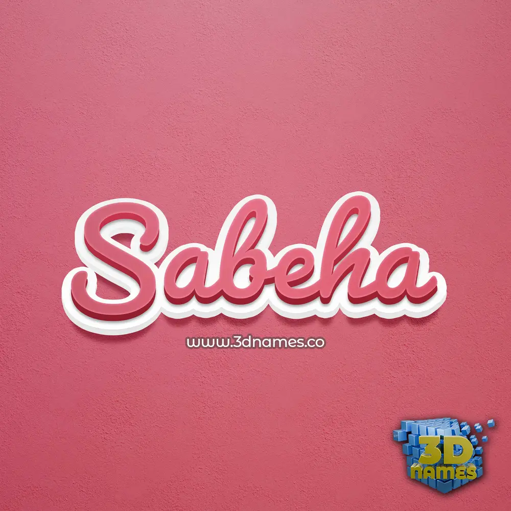 sabeha in Red Scribble style - 3D name wallpaper sabeha in Red Scribble style - 3D name wallpaper