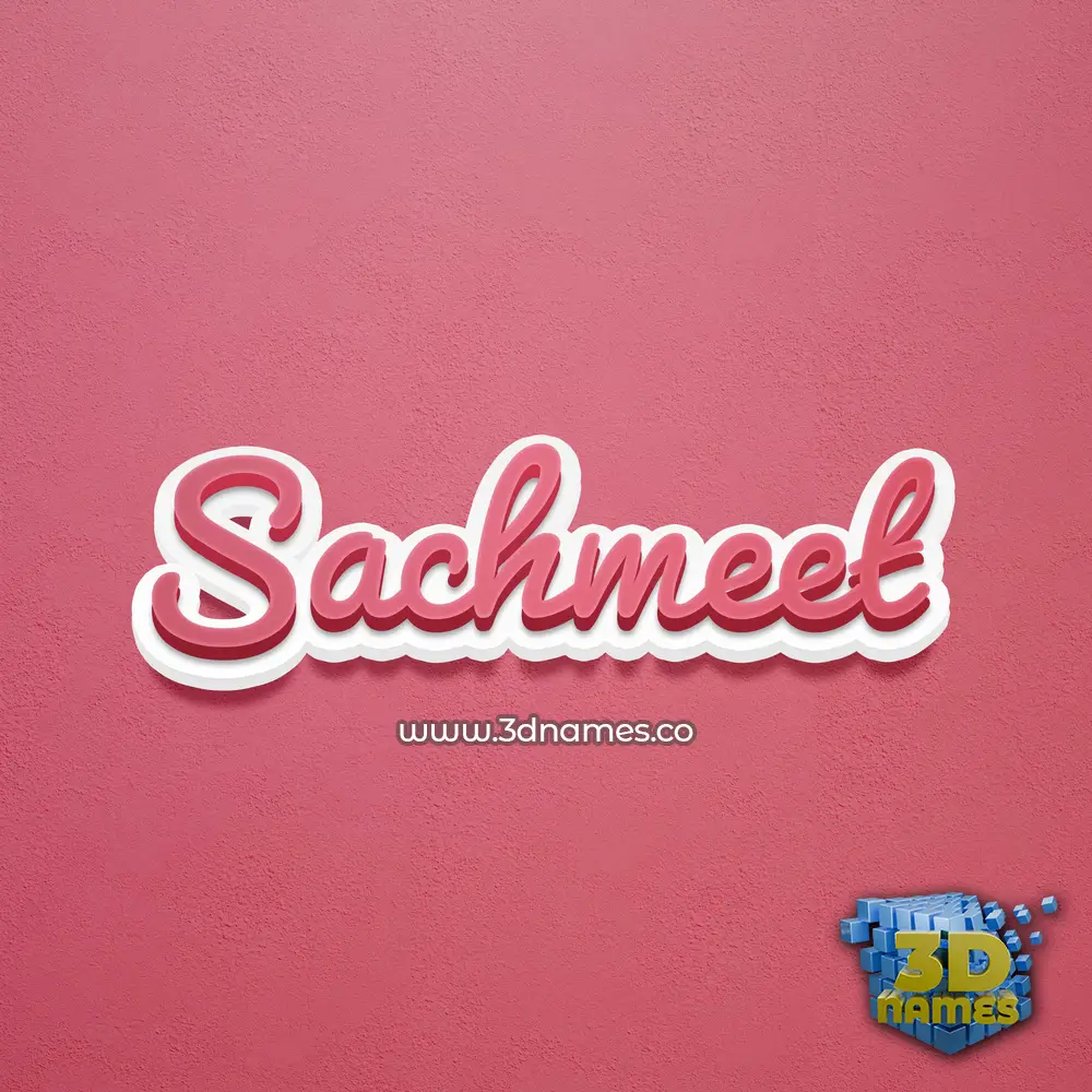 sachmeet in Red Scribble style - 3D name wallpaper sachmeet in Red Scribble style - 3D name wallpaper