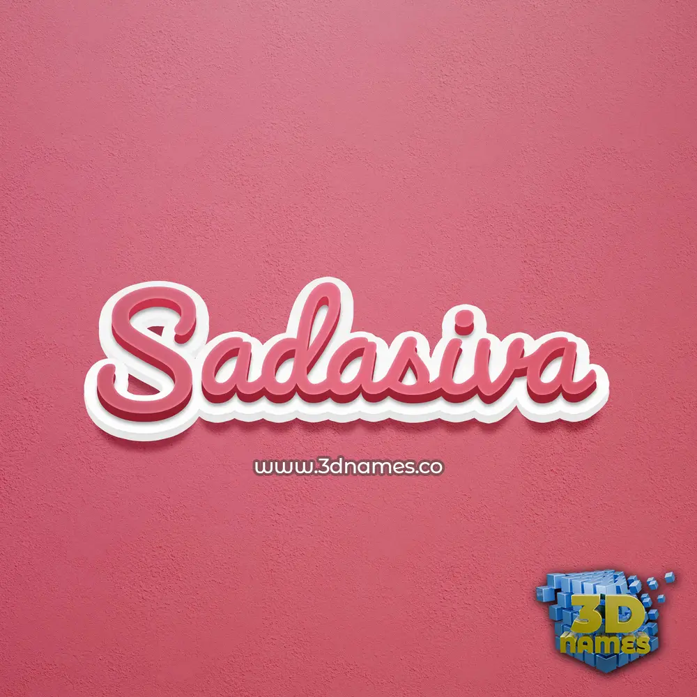 sadasiva in Red Scribble style - 3D name wallpaper sadasiva in Red Scribble style - 3D name wallpaper