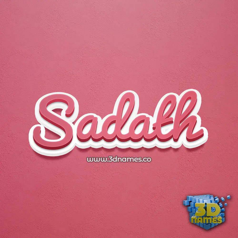 sadath in Red Scribble style - 3D name wallpaper sadath in Red Scribble style - 3D name wallpaper