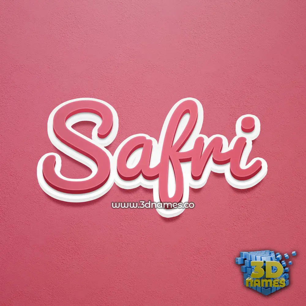 safri in Red Scribble style - 3D name wallpaper safri in Red Scribble style - 3D name wallpaper