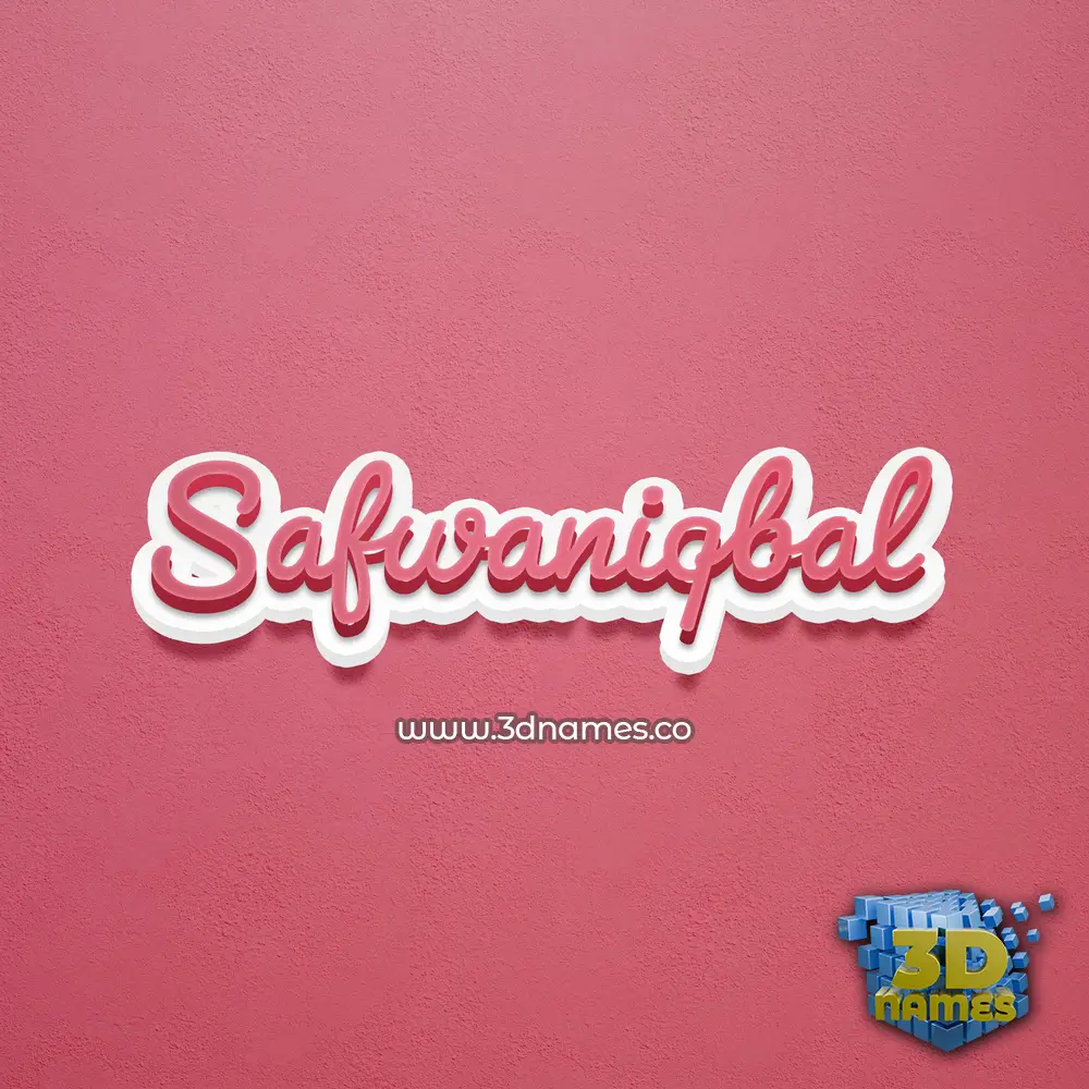 safwaniqbal in Red Scribble style - 3D name wallpaper safwaniqbal in Red Scribble style - 3D name wallpaper