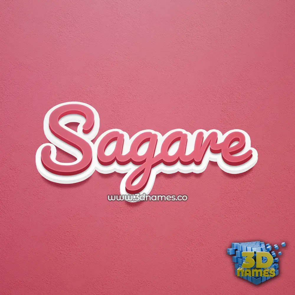 sagare in Red Scribble style - 3D name wallpaper sagare in Red Scribble style - 3D name wallpaper