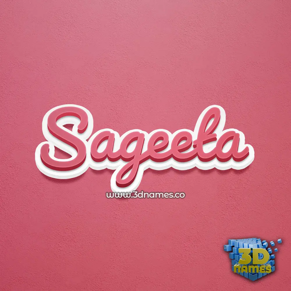 sageeta in Red Scribble style - 3D name wallpaper sageeta in Red Scribble style - 3D name wallpaper