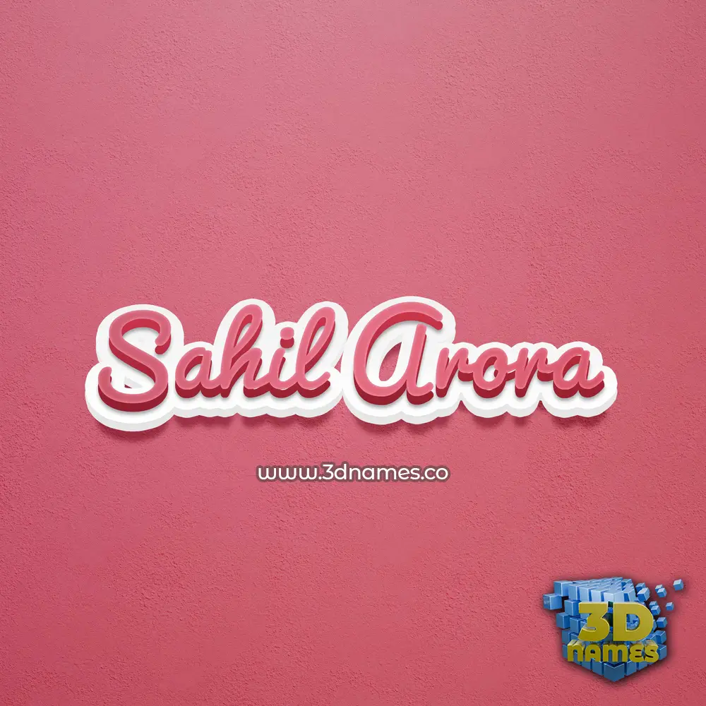 sahil arora in Red Scribble style - 3D name wallpaper sahil arora in Red Scribble style - 3D name wallpaper