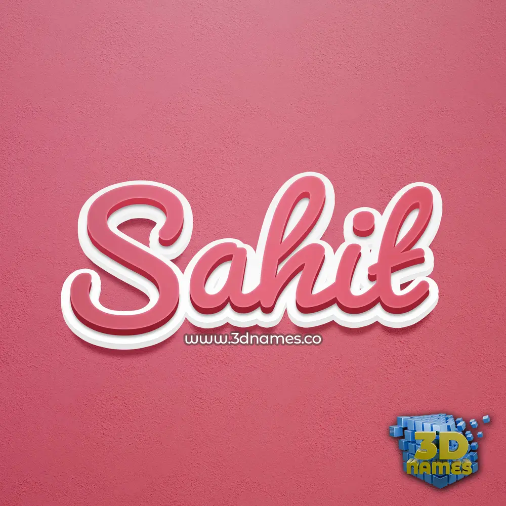 sahit in Red Scribble style - 3D name wallpaper sahit in Red Scribble style - 3D name wallpaper