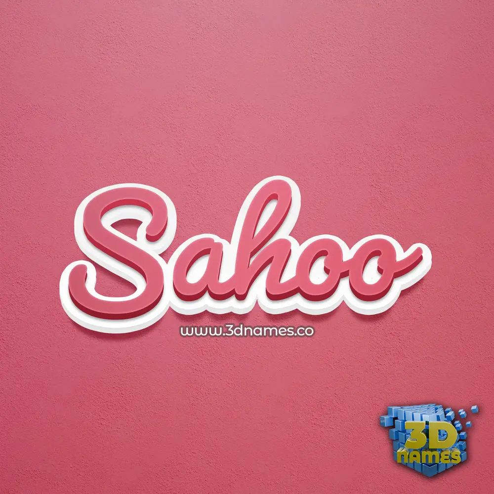 sahoo in Red Scribble style - 3D name wallpaper sahoo in Red Scribble style - 3D name wallpaper