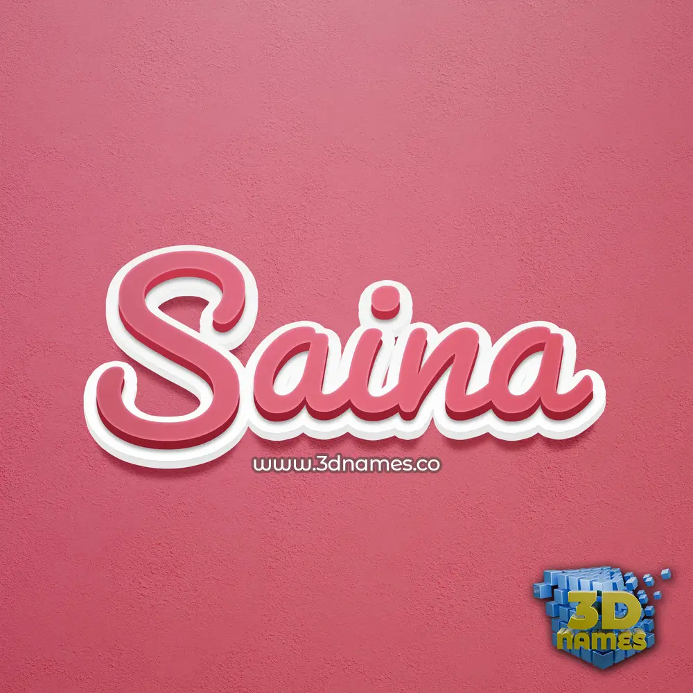 saina in Red Scribble style - 3D name wallpaper saina in Red Scribble style - 3D name wallpaper