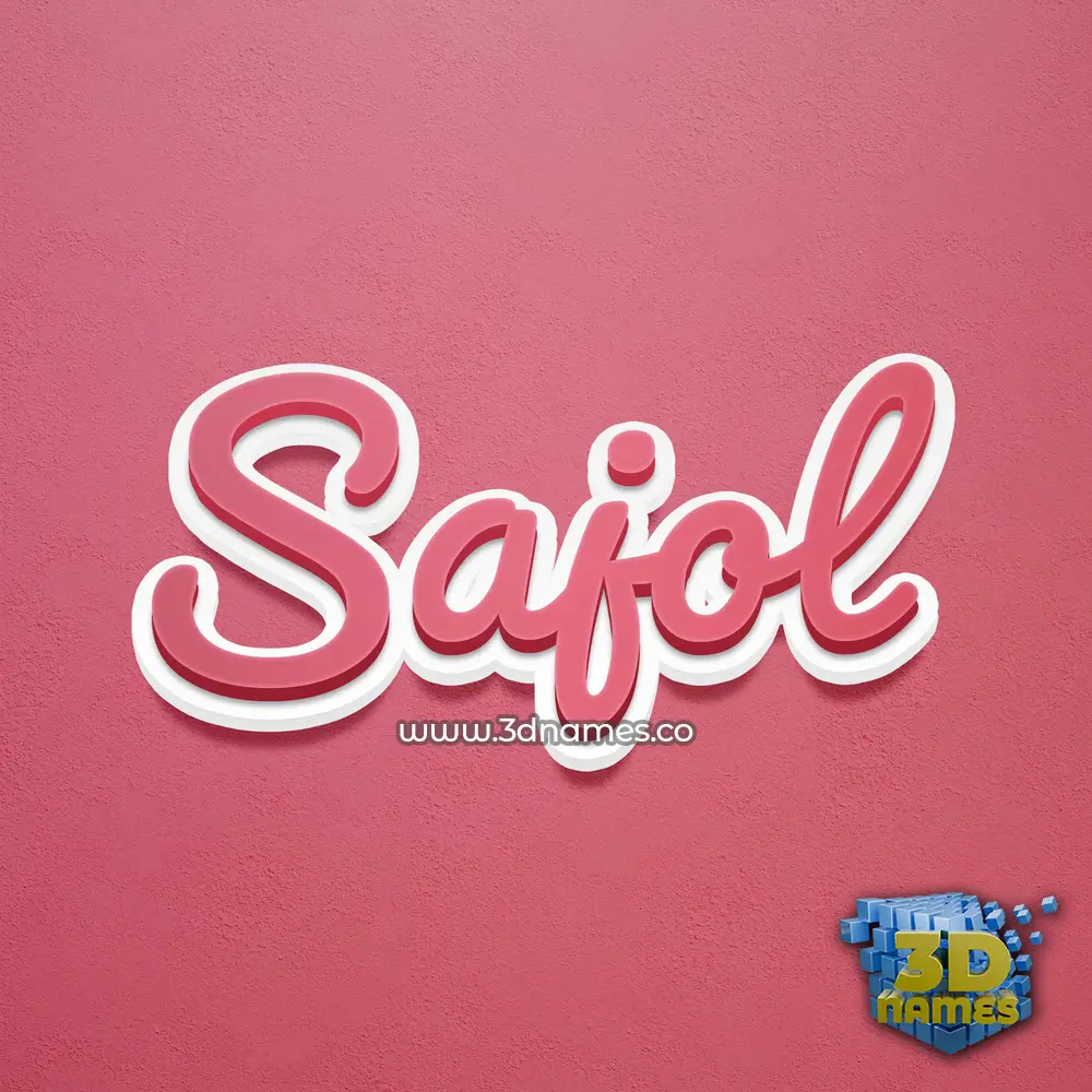 sajol in Red Scribble style - 3D name wallpaper sajol in Red Scribble style - 3D name wallpaper