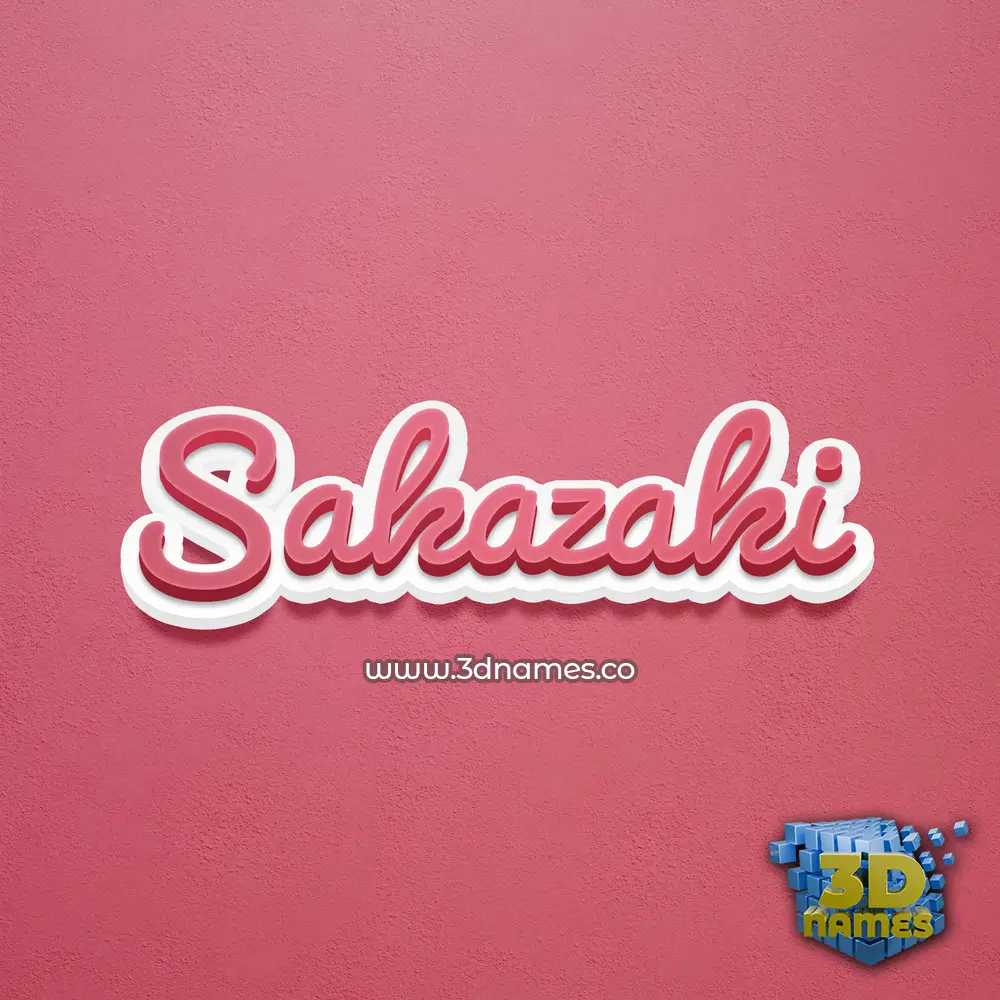 sakazaki in Red Scribble style - 3D name wallpaper sakazaki in Red Scribble style - 3D name wallpaper