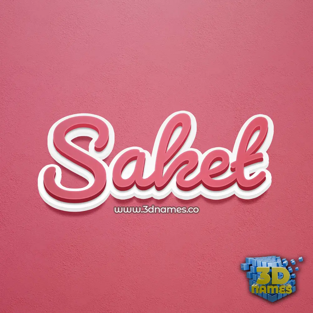 saket in Red Scribble style - 3D name wallpaper saket in Red Scribble style - 3D name wallpaper