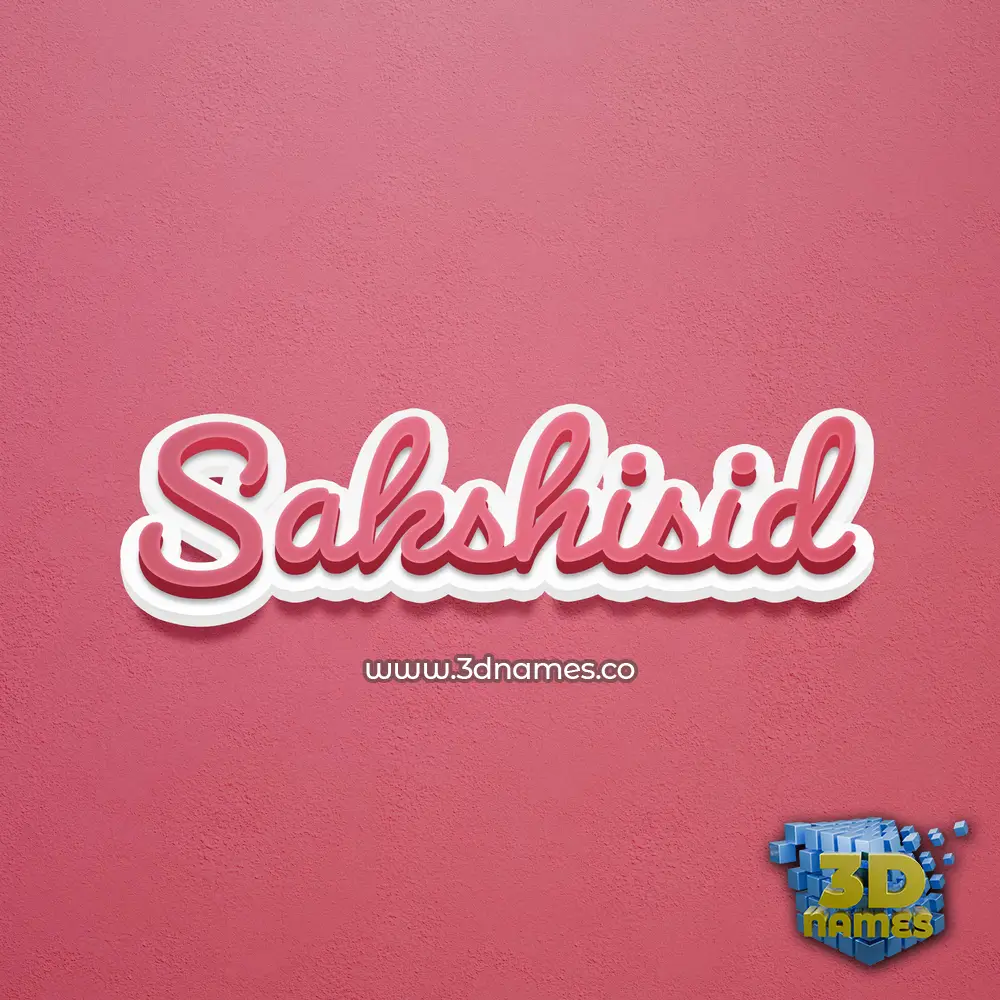 sakshisid in Red Scribble style - 3D name wallpaper sakshisid in Red Scribble style - 3D name wallpaper