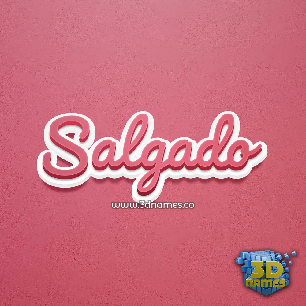 salgado in Red Scribble style - 3D name wallpaper salgado in Red Scribble style - 3D name wallpaper
