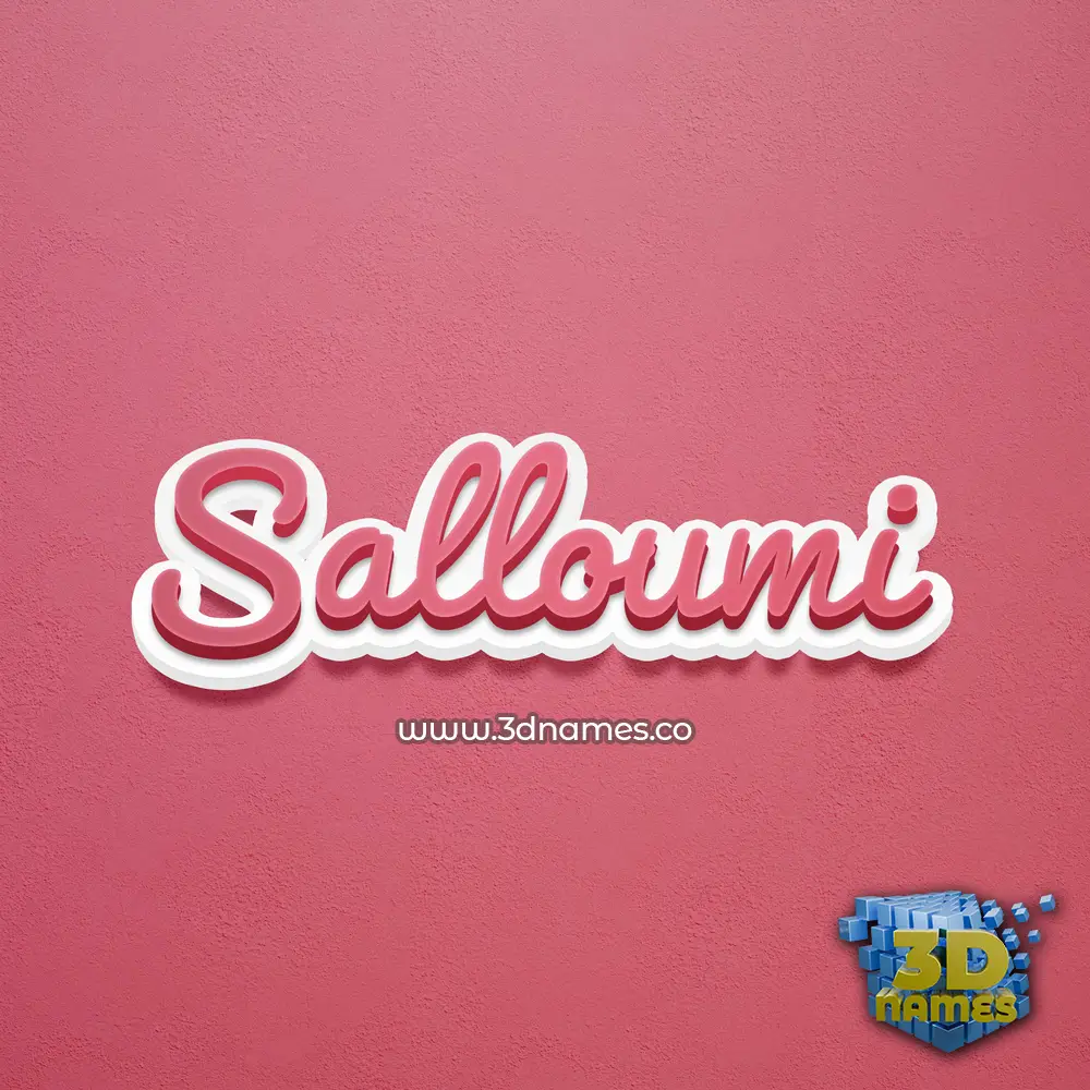 salloumi in Red Scribble style - 3D name wallpaper salloumi in Red Scribble style - 3D name wallpaper