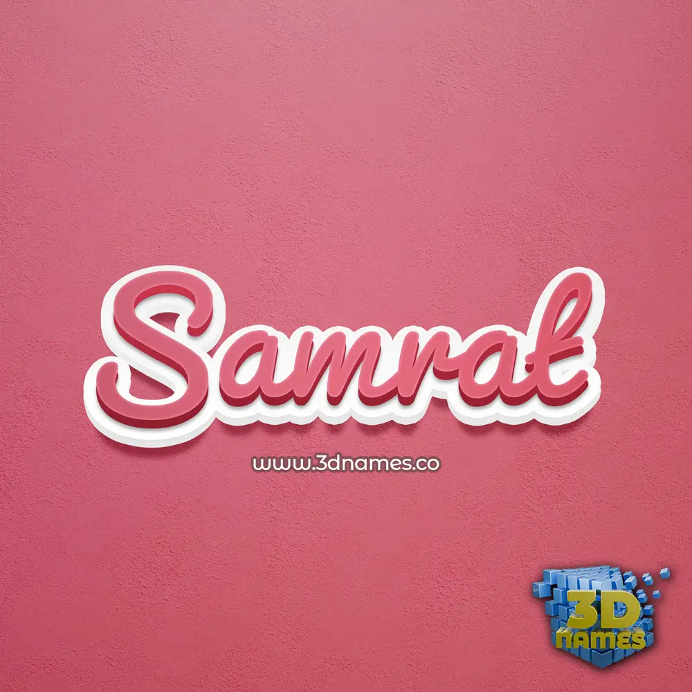 samrat in Red Scribble style - 3D name wallpaper samrat in Red Scribble style - 3D name wallpaper