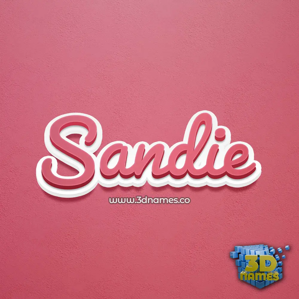 sandie in Red Scribble style - 3D name wallpaper sandie in Red Scribble style - 3D name wallpaper