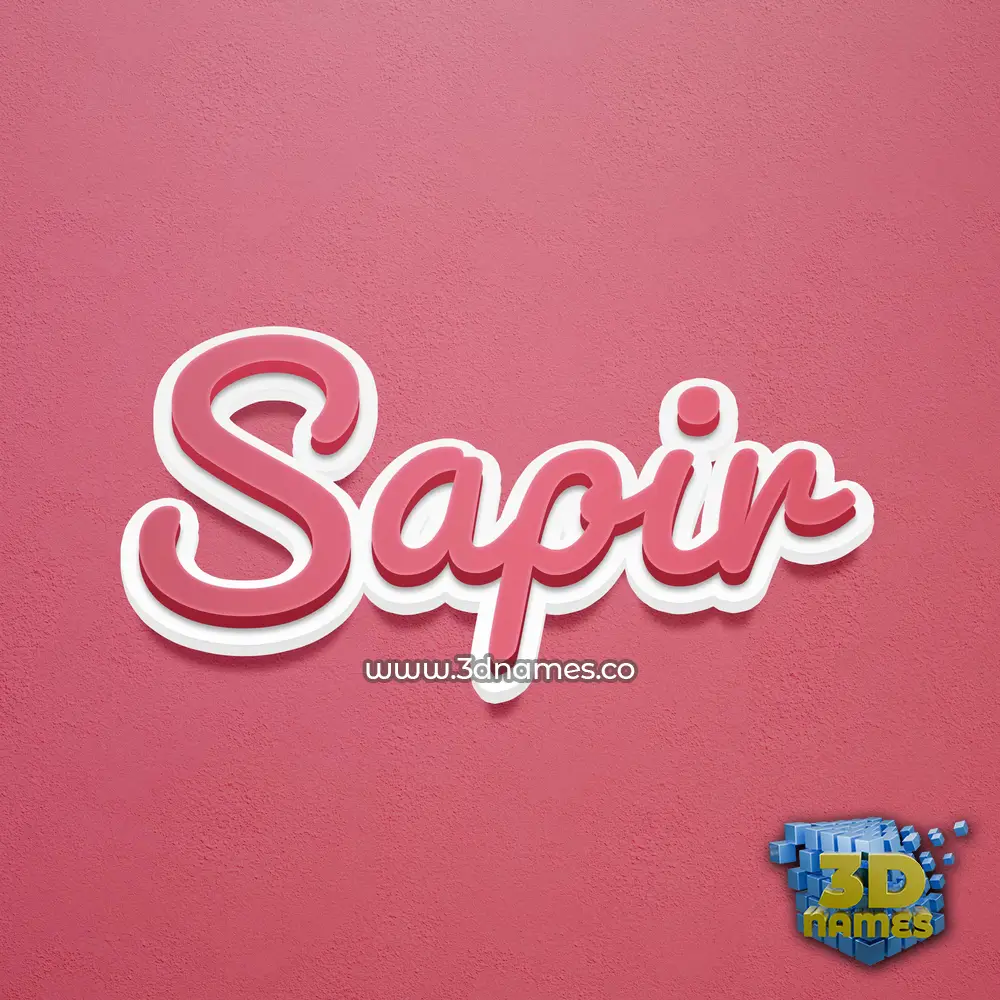 sapir in Red Scribble style - 3D name wallpaper sapir in Red Scribble style - 3D name wallpaper