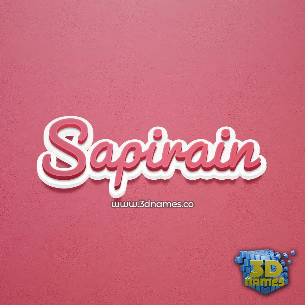 sapirain in Red Scribble style - 3D name wallpaper sapirain in Red Scribble style - 3D name wallpaper