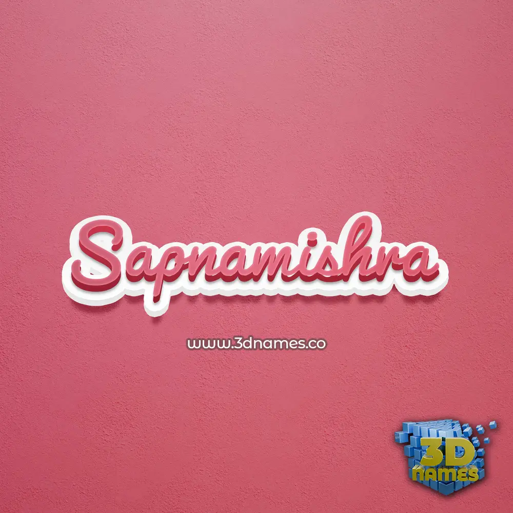 sapnamishra in Red Scribble style - 3D name wallpaper sapnamishra in Red Scribble style - 3D name wallpaper