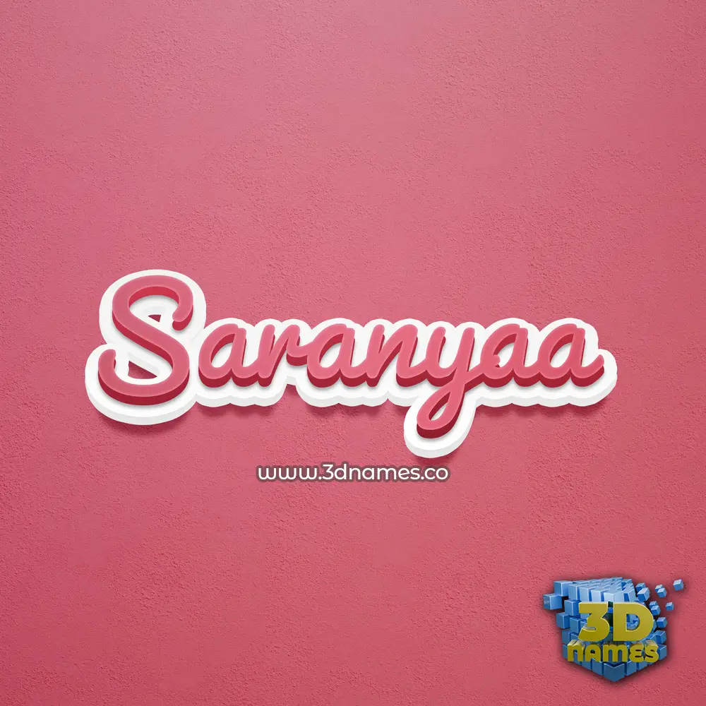 saranyaa in Red Scribble style - 3D name wallpaper saranyaa in Red Scribble style - 3D name wallpaper