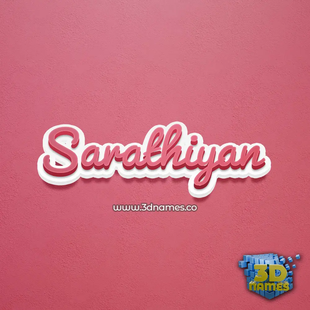 sarathiyan in Red Scribble style - 3D name wallpaper sarathiyan in Red Scribble style - 3D name wallpaper
