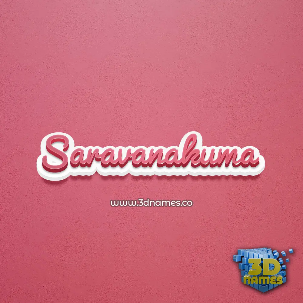 saravanakuma in Red Scribble style - 3D name wallpaper saravanakuma in Red Scribble style - 3D name wallpaper