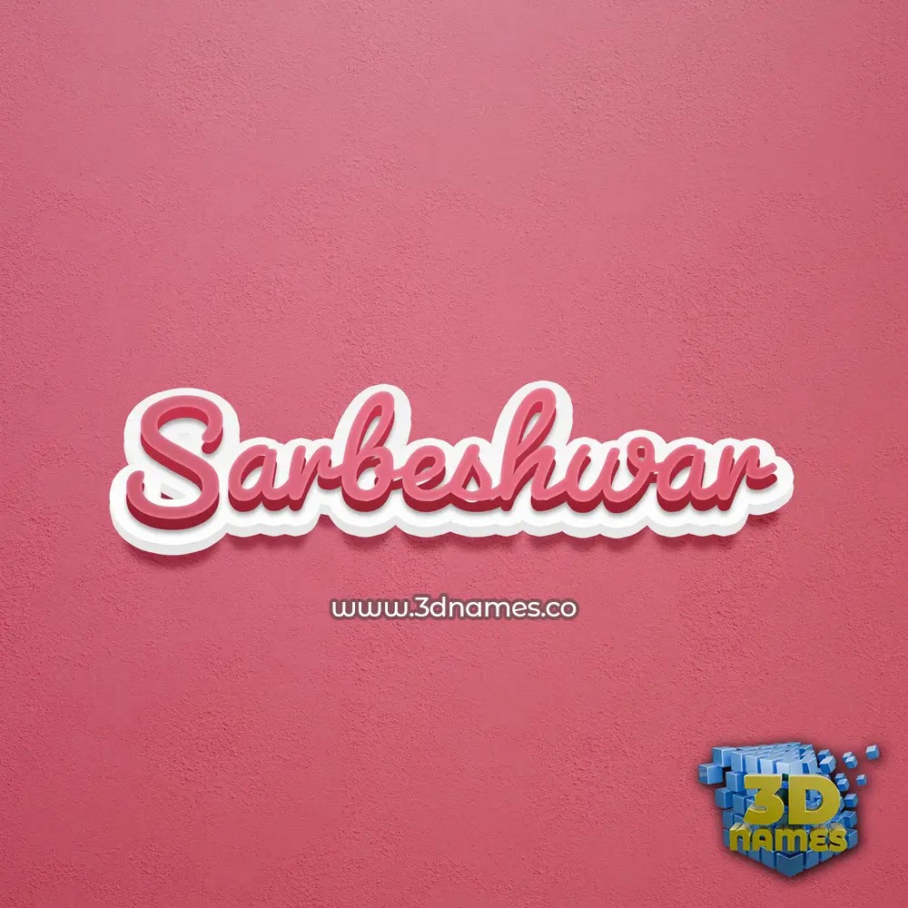 sarbeshwar in Red Scribble style - 3D name wallpaper sarbeshwar in Red Scribble style - 3D name wallpaper