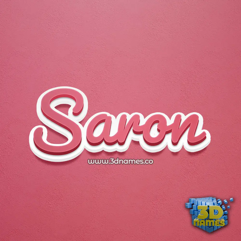 saron in Red Scribble style - 3D name wallpaper saron in Red Scribble style - 3D name wallpaper