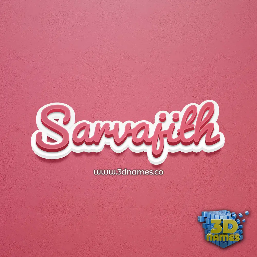 sarvajith in Red Scribble style - 3D name wallpaper sarvajith in Red Scribble style - 3D name wallpaper