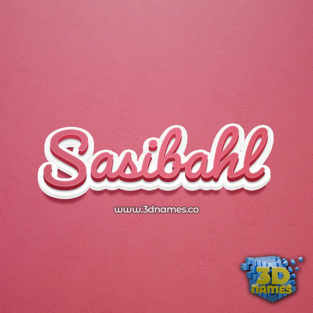 sasibahl in Red Scribble style - 3D name wallpaper sasibahl in Red Scribble style - 3D name wallpaper
