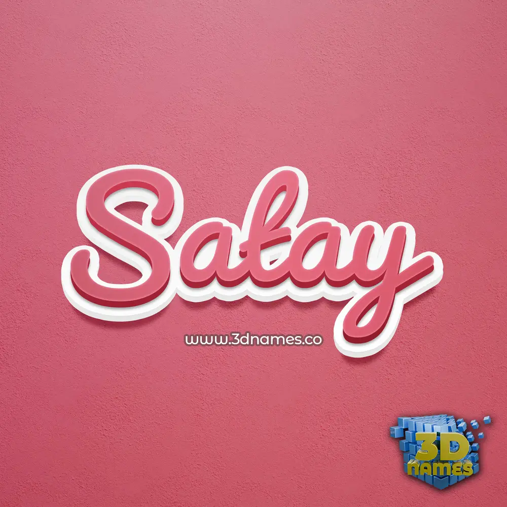 satay in Red Scribble style - 3D name wallpaper satay in Red Scribble style - 3D name wallpaper
