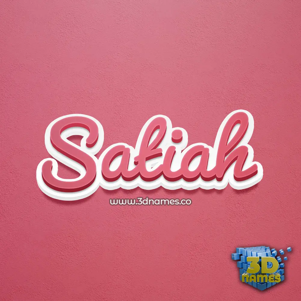 satiah in Red Scribble style - 3D name wallpaper satiah in Red Scribble style - 3D name wallpaper