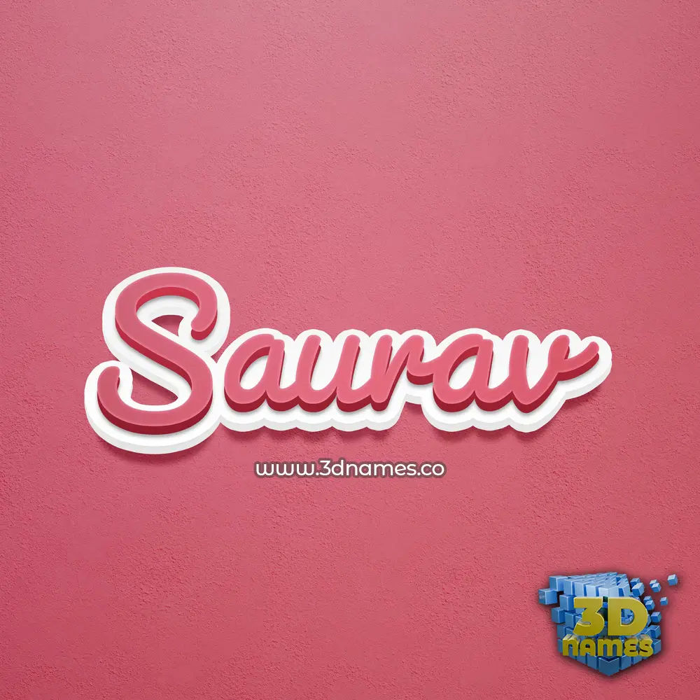 saurav in Red Scribble style - 3D name wallpaper saurav in Red Scribble style - 3D name wallpaper