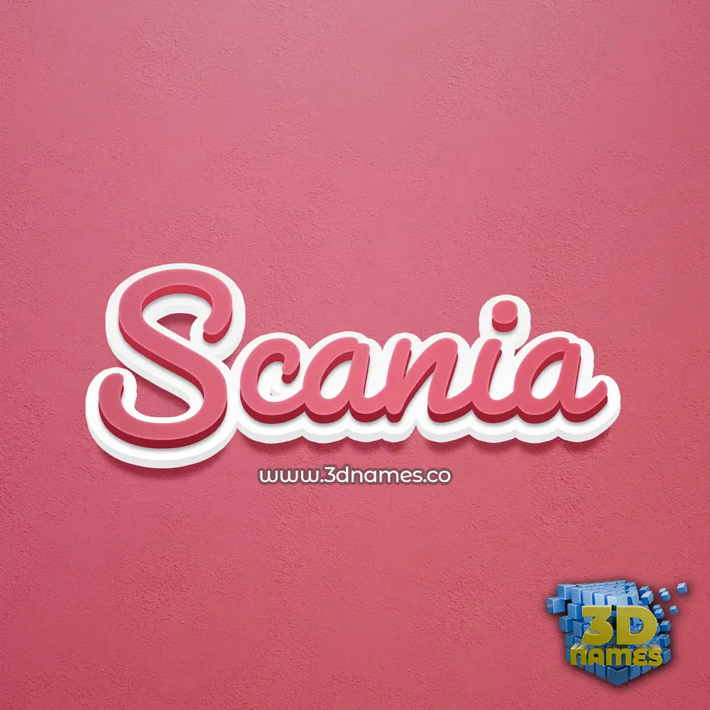 scania in Red Scribble style - 3D name wallpaper scania in Red Scribble style - 3D name wallpaper