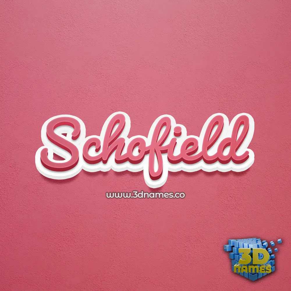 schofield in Red Scribble style - 3D name wallpaper schofield in Red Scribble style - 3D name wallpaper