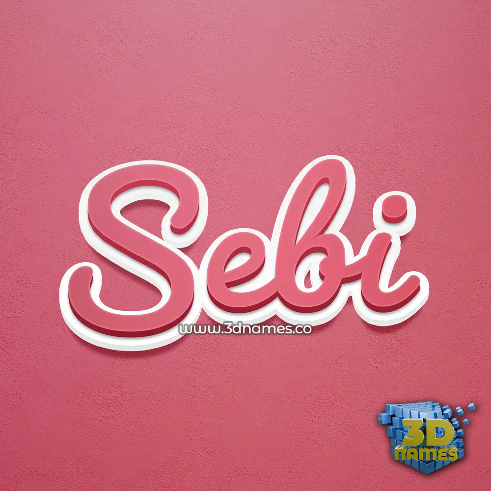 sebi in Red Scribble style - 3D name wallpaper sebi in Red Scribble style - 3D name wallpaper