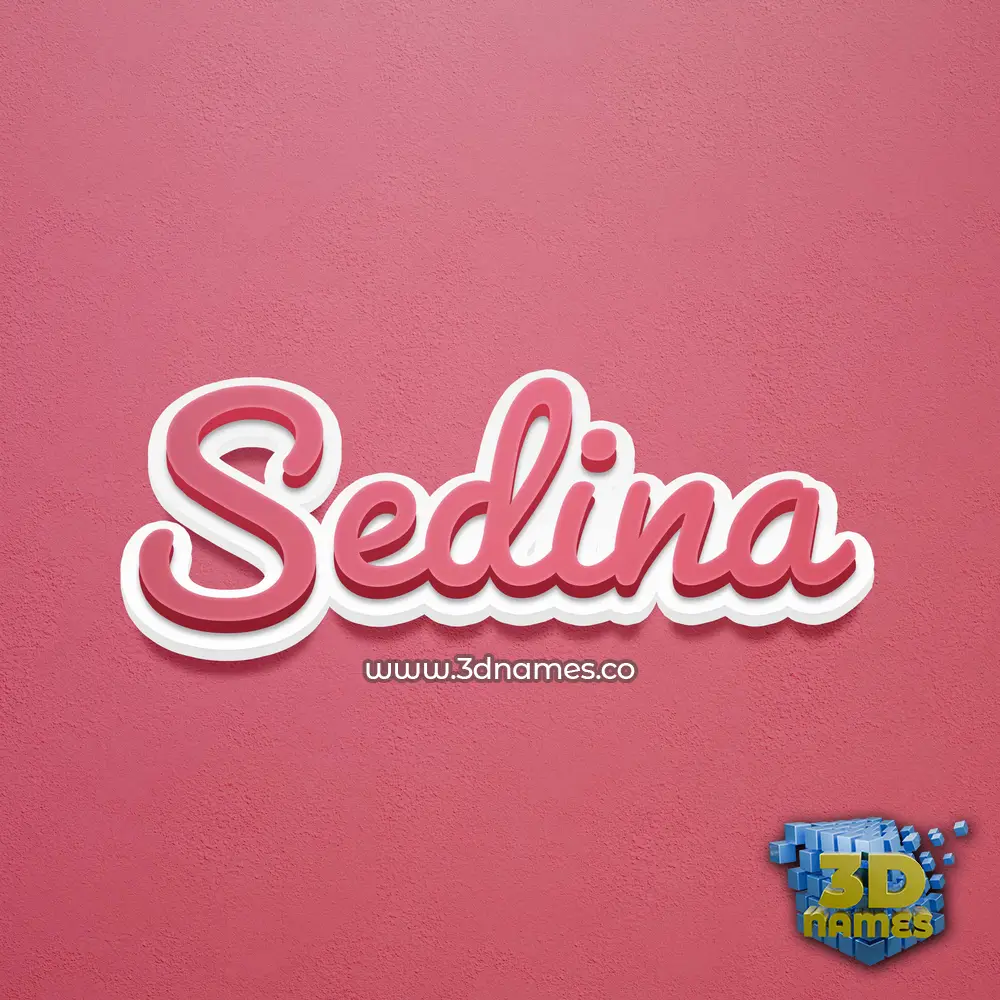 sedina in Red Scribble style - 3D name wallpaper sedina in Red Scribble style - 3D name wallpaper